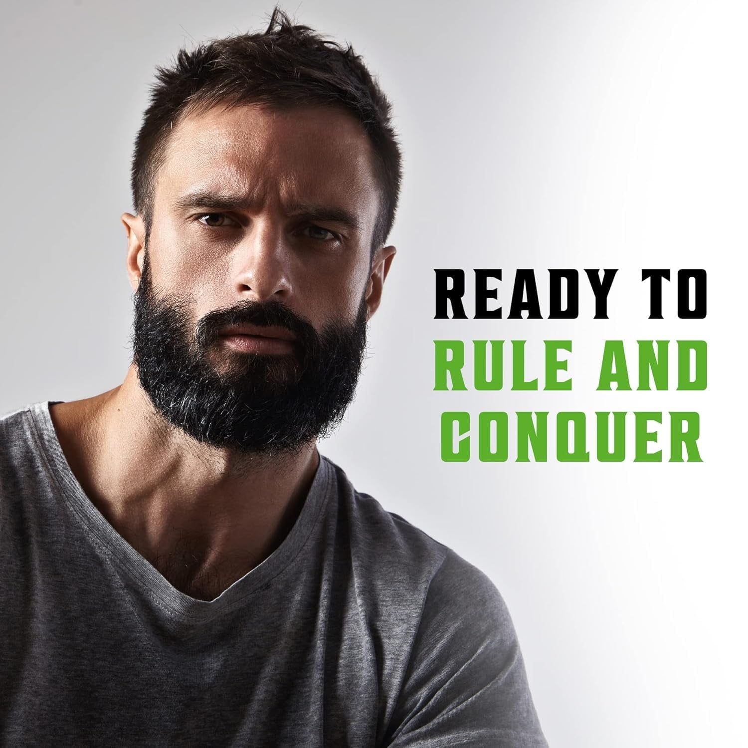 Beard Wash & Conditioner Set W/Argan & Jojoba Oils – Softens, Smooths & Strengthens Beard Growth - Natural Peppermint and Eucalyptus Scent - Shampoo (17 Oz)